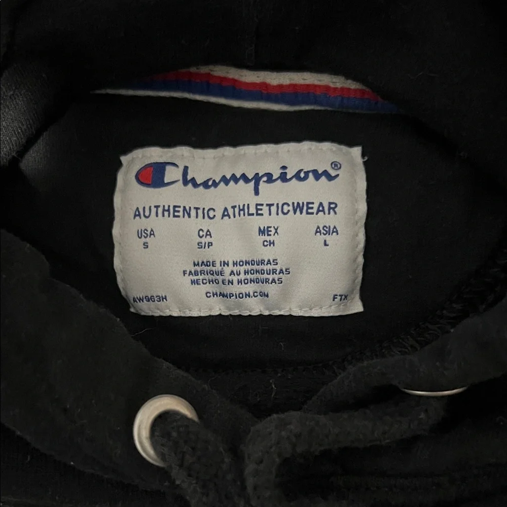 Champion Black Pullover Hoodie - Picture 2 of 2
